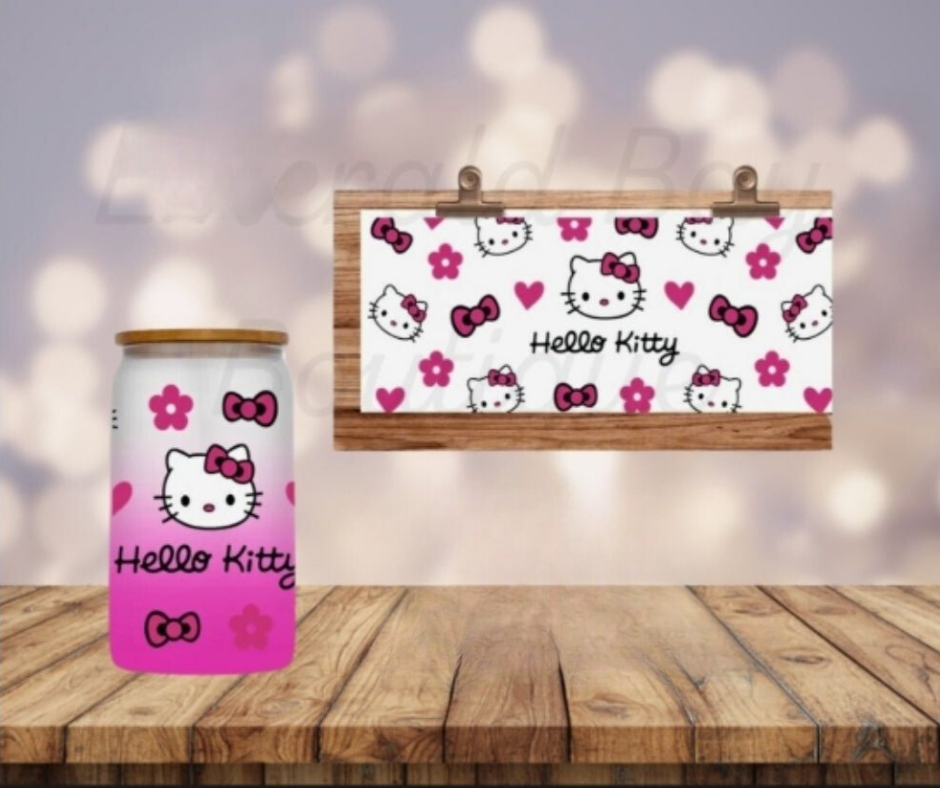 Kitty Glass Drinkware - Emerald Bay Boutique