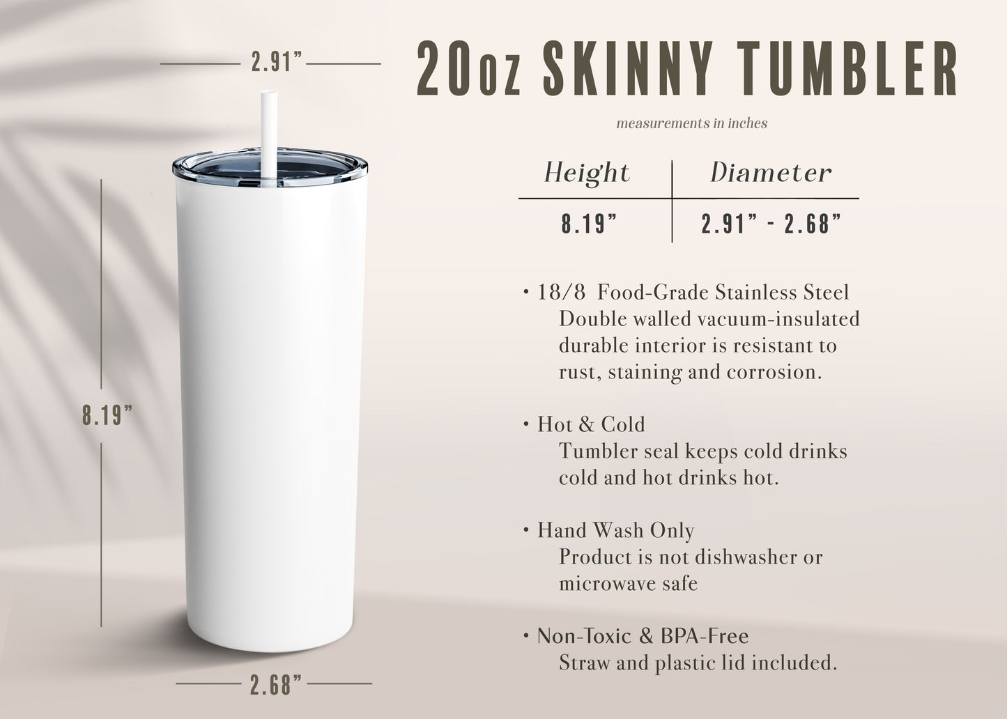 Sunflower Autism Awareness Tumbler