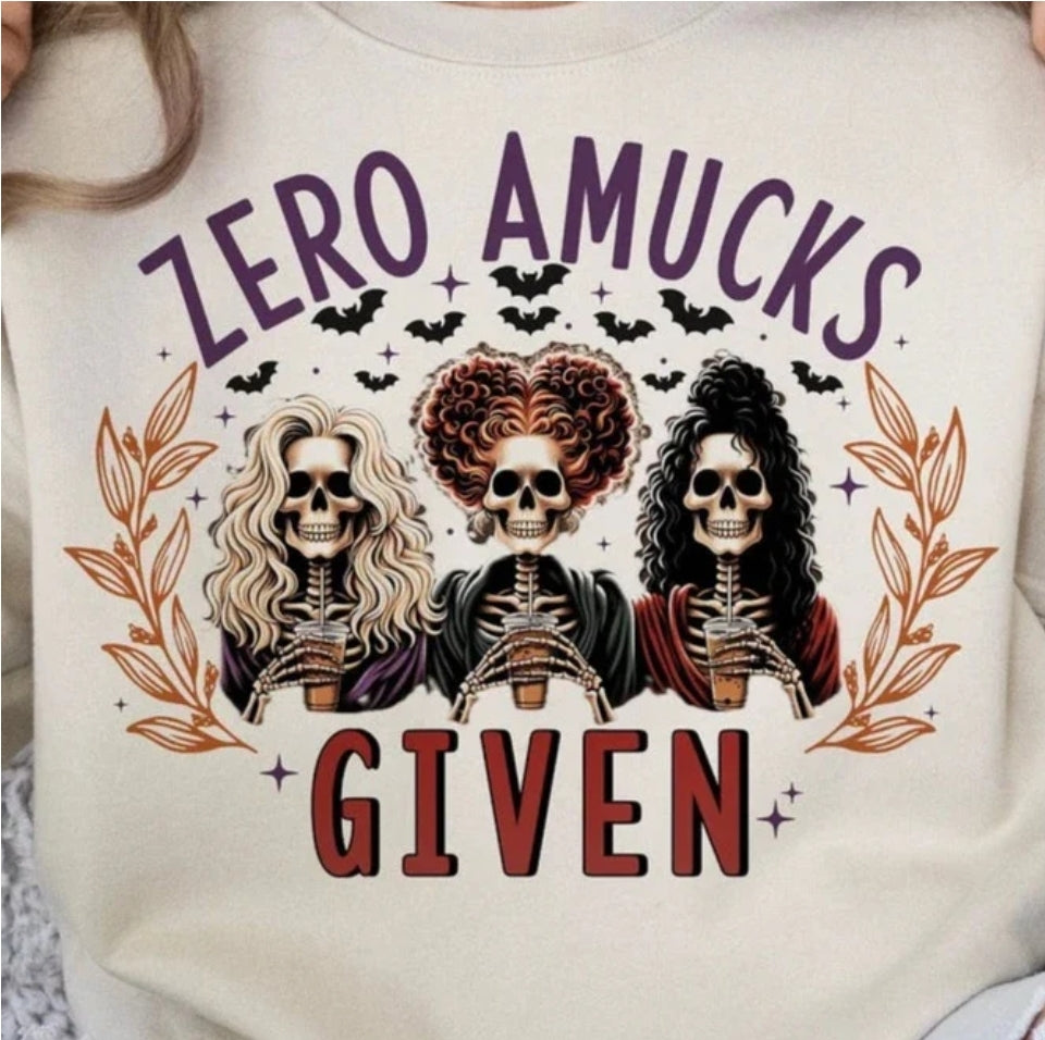 Zero Amucks Given T-Shirt