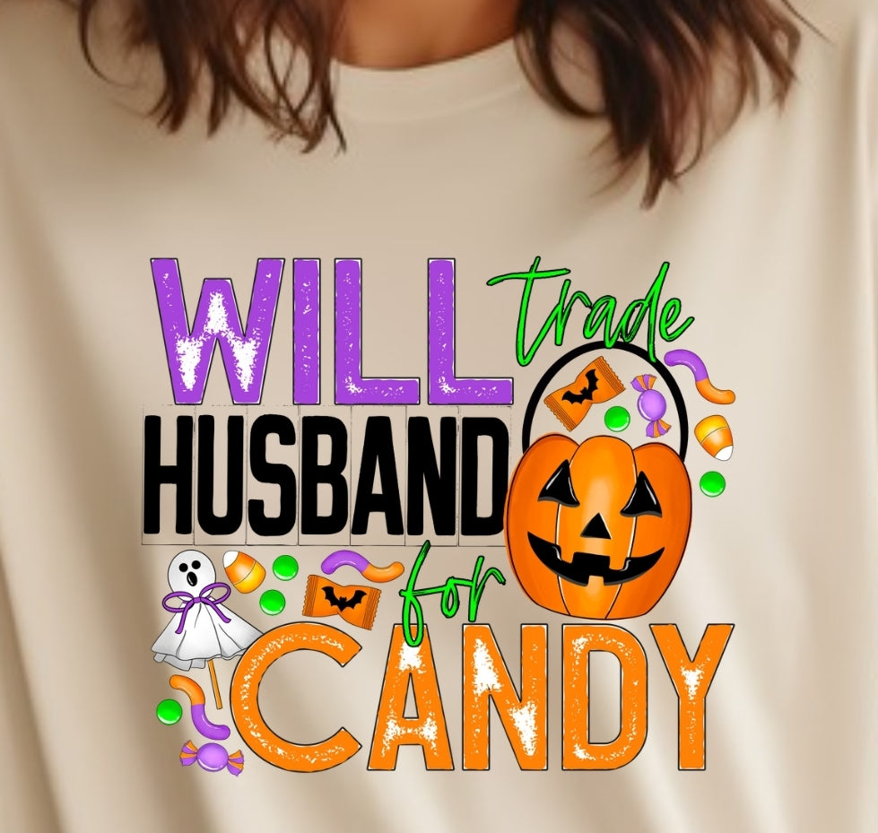 Halloween Trade Husband for Candy T-Shirt