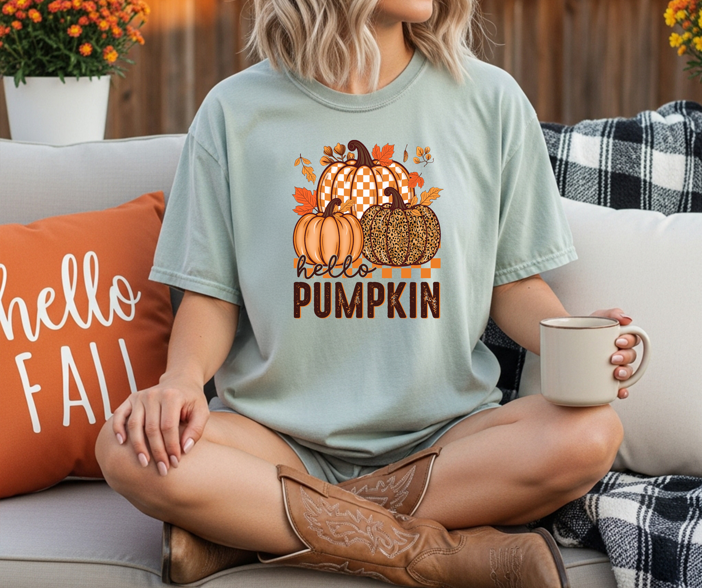 Hello Pumpkin Graphic T-Shirt