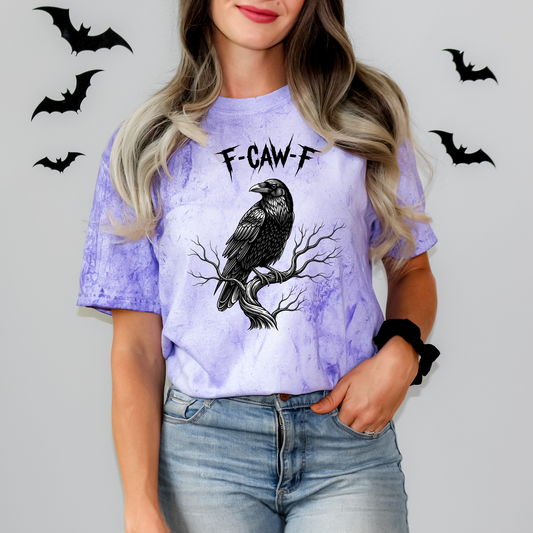F-Caw-F Bird Graphic T-Shirt